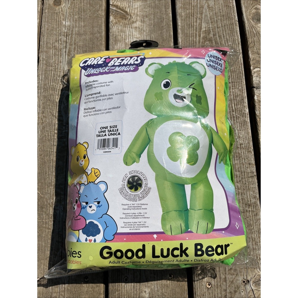 Good Luck Bear - Care Bears - Inflatable - St Patrick's Day - Costume